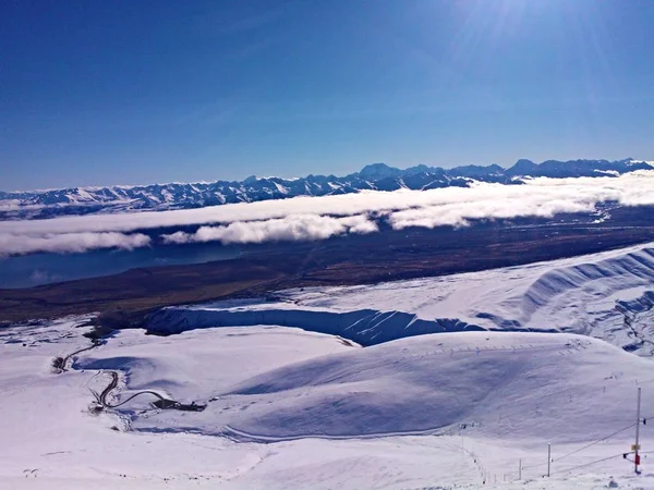 güzel bir sahne nea lake Tekapo - Yeni Zelanda