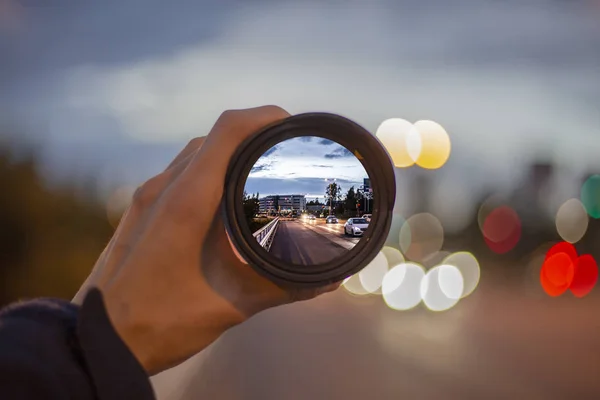 Die Landschaft Der Linse Ist Immer Schöner — Stockfoto