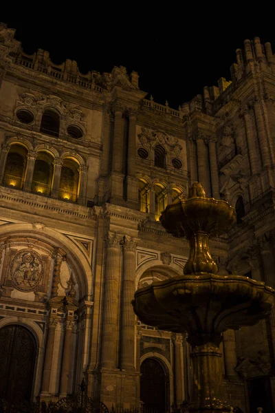 Kilise Meydanı Malaga, İspanya.