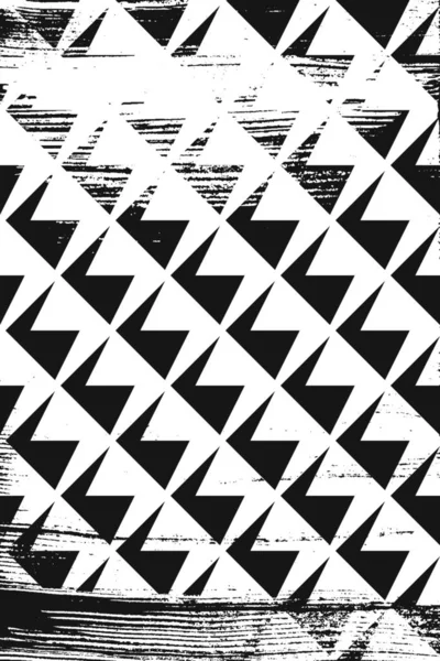 Гранж Абстрактный Геометрический Узор Вертикальный Чёрно Белый Фон — стоковый вектор