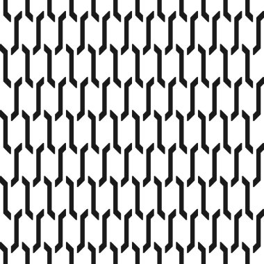 Kusursuz geometrik soyut şablon ve kafes silueti