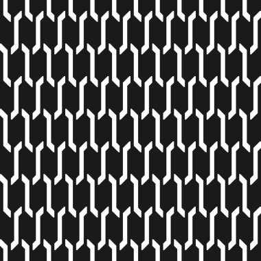 Kusursuz geometrik soyut şablon ve kafes silueti