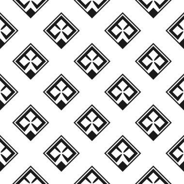 Eşkenar dörtgenlerde geometrik haçları olan kusursuz vintage desen