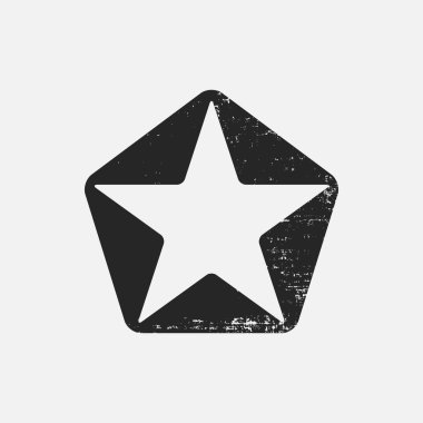 Pentagon şeklindeki yıldız simgesi