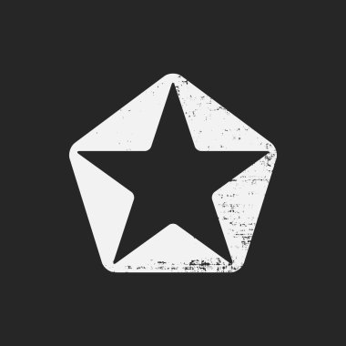 Pentagon şeklindeki yıldız simgesi