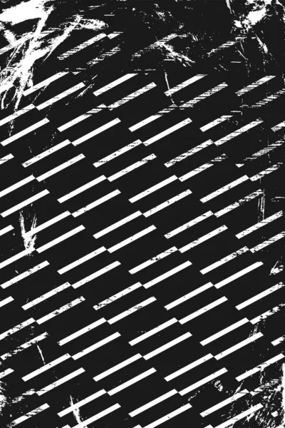 Grunge Pattern Geometric Stripes Vertical Black White Backdrop — Stock Vector