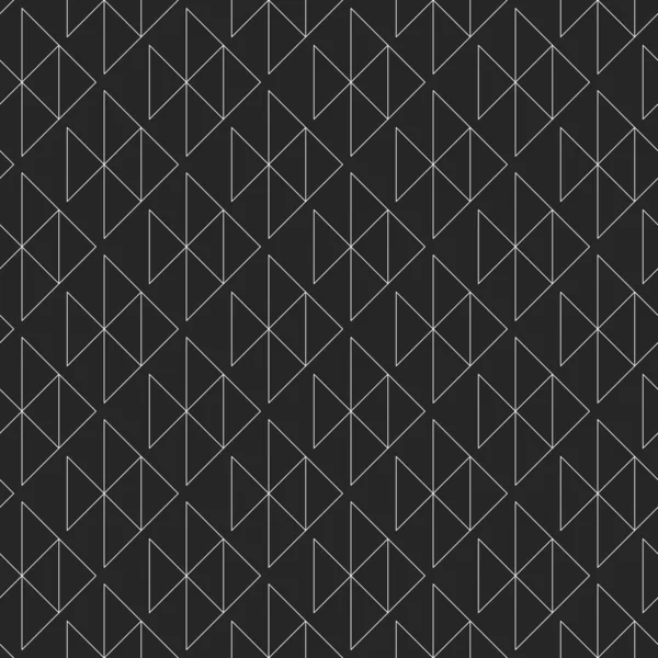 Patrón Geométrico Sin Costuras Con Triángulos Vector Blanco Negro — Archivo Imágenes Vectoriales