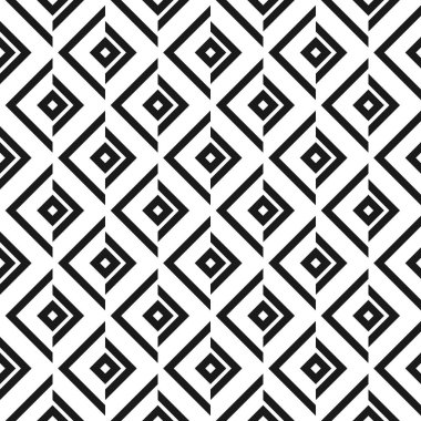 Eşkenar dörtgen elementli kusursuz soyut geometrik desen