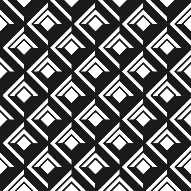 Eşkenar dörtgen elementli kusursuz soyut geometrik desen
