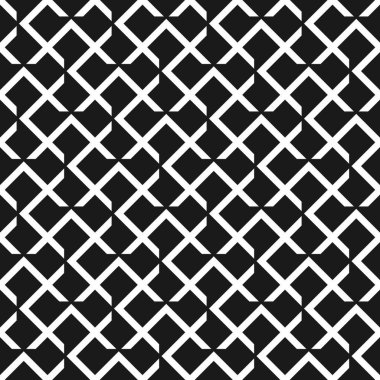 Örgü elementleri ile kusursuz soyut geometrik desen