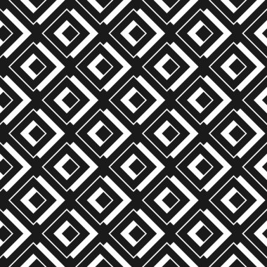 Eşkenar dörtgen şekilli çıkartmalarla kusursuz soyut geometrik desen