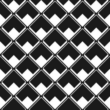 Eşkenar dörtgen şekilli çıkartmalarla kusursuz soyut geometrik desen