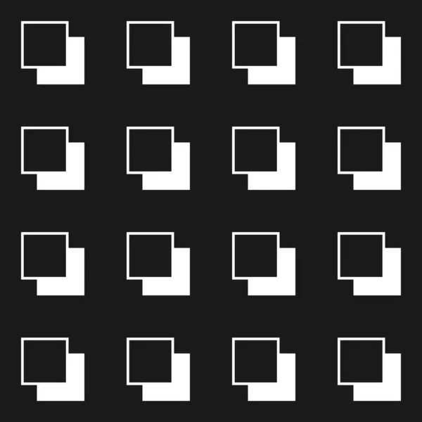 Nahtloses Geometrisches Muster Mit Quadratischen Aufklebern — Stockvektor