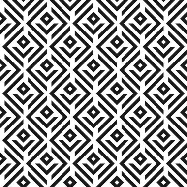 Köşeleri ve eşkenar dörtgenleri olan kusursuz soyut geometrik desen