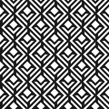 Köşeleri ve eşkenar dörtgenleri olan kusursuz soyut geometrik desen