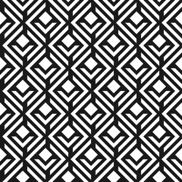 角や菱形の要素を持つシームレスな抽象幾何学パターン — ストックベクタ