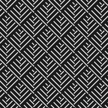 Eşkenar dörtgen elementli kusursuz soyut çizgili desenler