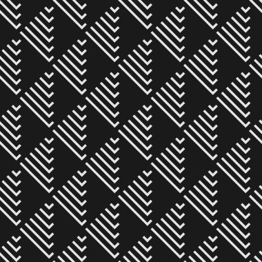 Üçgen elementli kusursuz soyut çizgili desenler