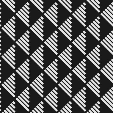 Üçgen elementli kusursuz soyut çizgili desenler