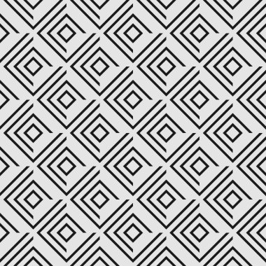 Köşeler ve eşkenarlar ögeleri ile kusursuz soyut doğrusal desen