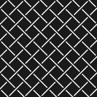 Çizgi elementleriyle kusursuz geometrik dokuma deseni