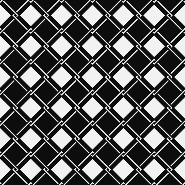 タイルのシームレス抽象幾何学的なパターン 織りや菱形の要素と — ストックベクタ