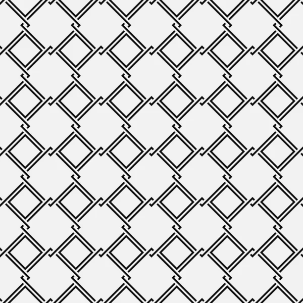 Seamless Abstract Geometric Pattern Tile Elements Weave Rhombuses — Stock Vector