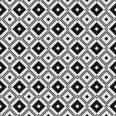 Kusursuz soyut geometrik fayans deseni. Örgü ve eşkenar dörtgen elementleriyle.