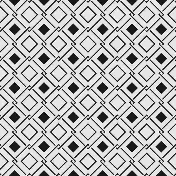 Naadloos Abstract Geometrisch Patroon Van Tegel Met Elementen Van Weefgetouwen — Stockvector