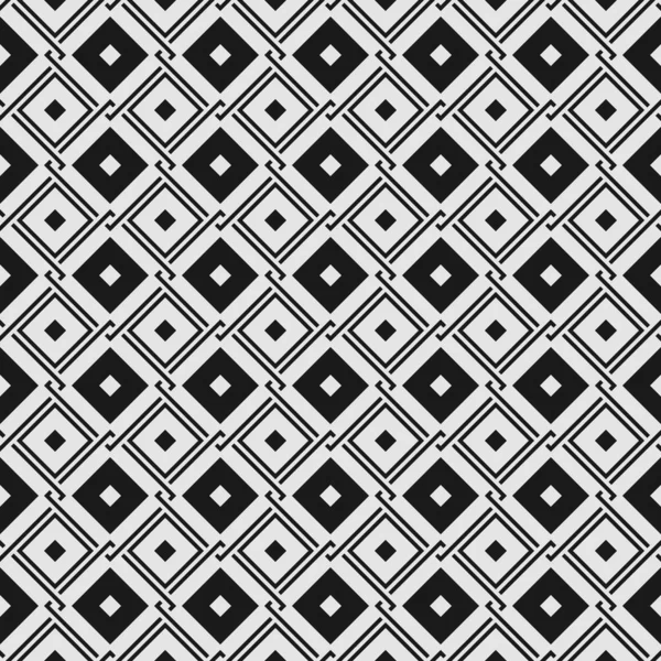 Безшовний Абстрактний Геометричний Візерунок Плитки Елементами Плетіння Ромбів — стоковий вектор
