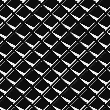 Kusursuz soyut geometrik desenler. Güneş panellerine benzer elementler inşa ediliyor.