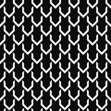 Sembol elementleriyle kusursuz soyut geometrik desen