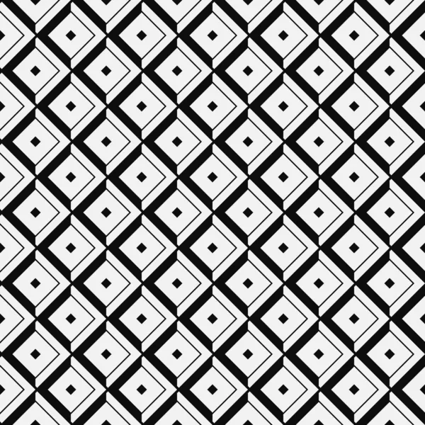 菱形格子とシームレス抽象幾何学的パターン — ストックベクタ