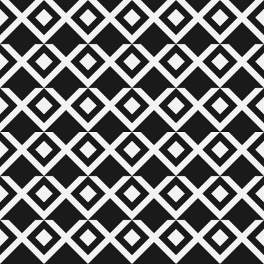 Eşkenar dörtgen elementli kusursuz soyut geometrik desen