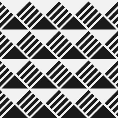 Çizgili eşkenar dörtgen elementleriyle kusursuz soyut geometrik desen