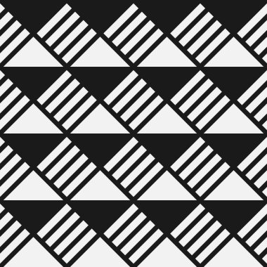 Çizgili eşkenar dörtgen elementleriyle kusursuz soyut geometrik desen