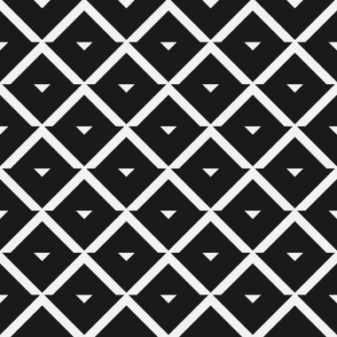 Eşkenar dörtgen elementli kusursuz soyut geometrik desen ızgarası