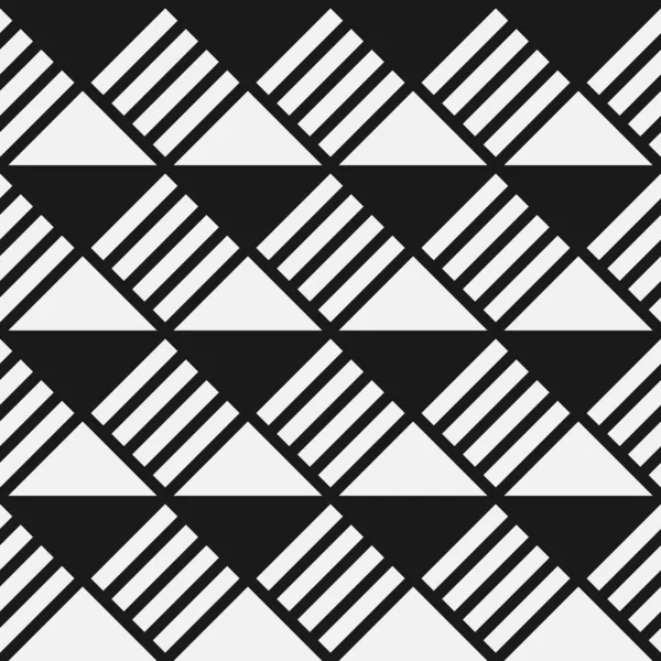 Nahtlose Abstrakte Geometrische Muster Mit Gestreiften Rautenelementen — Stockvektor