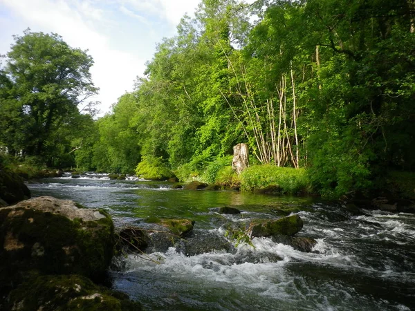 Bir Galler kırsal sahne