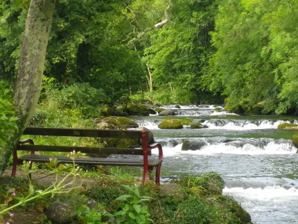 Bir Galler kırsal sahne