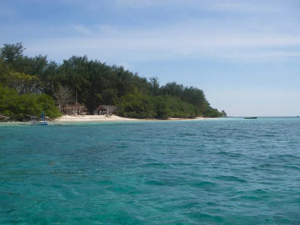 Tyrkysový oceán a paradisiaque beach — Stock fotografie