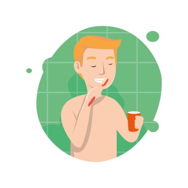 Banyoda duş alan insanlar kümesi