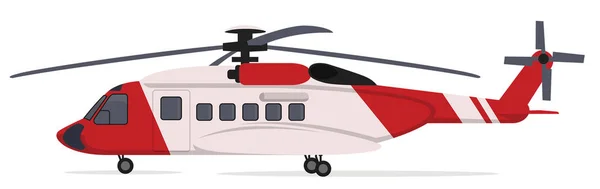 Conjunto Helicóptero Com Muitos Tipos — Vetor de Stock