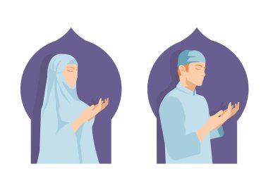 islam dua erkek ve kadın ramazan Festivali