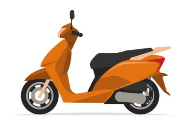 Scooter çok renkler ile kümesi