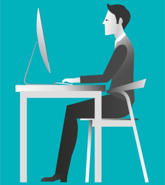 İnsanların önünde bilgisayar çalışma kümesi