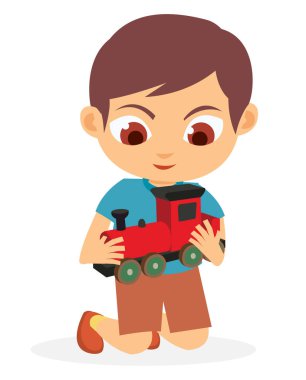 Onun oyuncak oynayan genç insanlar