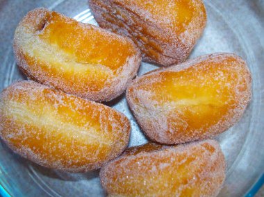 Reçel Donuts Closeup bir kase