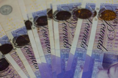 Yirmi İngiliz Lirası notlar portre