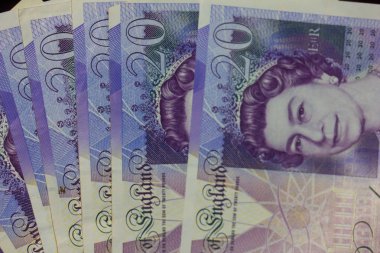 Yirmi Lirası İngiliz notlar portre